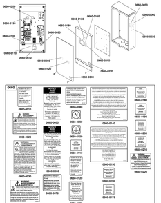 Decals Group - Ats Warning (Used After Serial No. 1023533174) Diagram and Parts List for 040625-00  Briggs and Stratton Generator